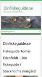 Mobile Screenshot of dinfiskeguide.se