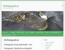 Tablet Screenshot of dinfiskeguide.se